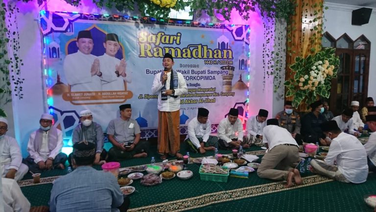 Safari Ramadhan 1443 Hijriah Berakhir, Ini Pesan Wabup Sampang Abdullah Hidayat