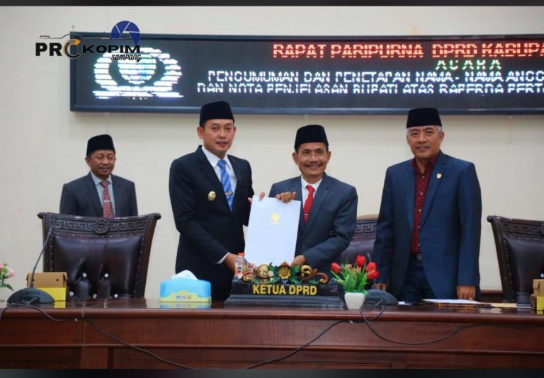Paripurna Penjelasan Bupati Atas Pertanggungjawaban APBD 2021