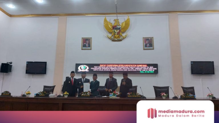 Rekomendasi Pansus LKPj Bupati Sampang Tahun 2022