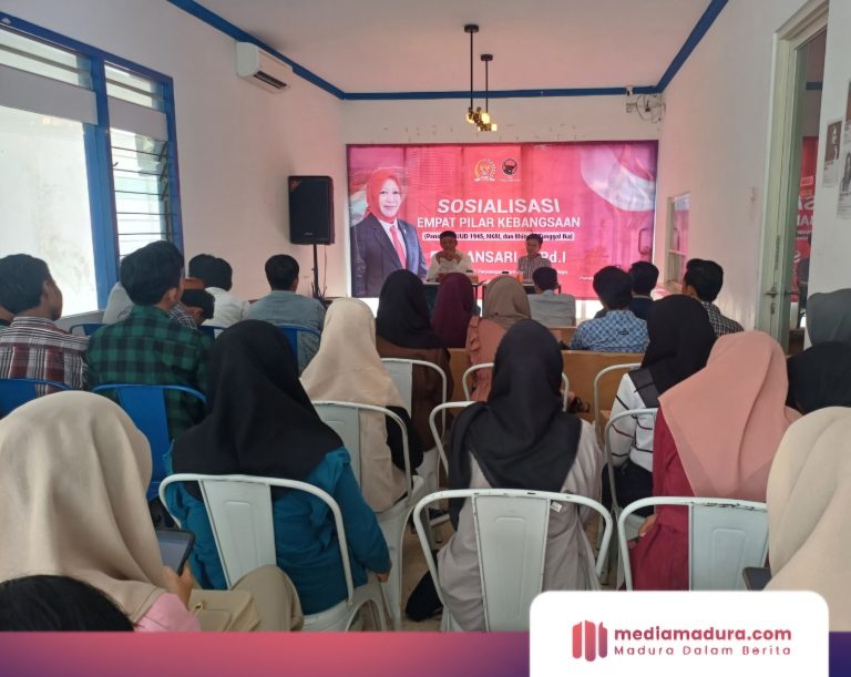 Hj. Ansari Sosialisasi 4 Pilar Kebangsaan Pada Aktivis dan Pemuda Madura
