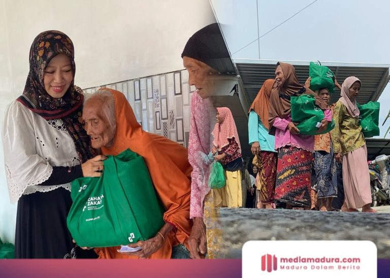 Hj. Ansari Bagikan 500 Paket Sembako dari Baznas