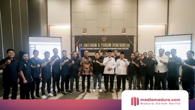 Resmi Dilantik, PWI Pamekasan Bertekad Kedepankan Kualitas dan Kompetensi Wartawan