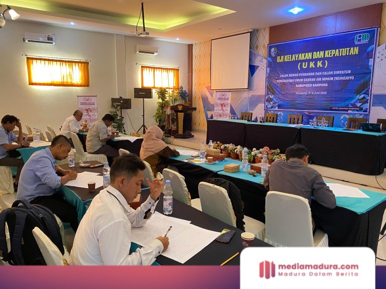 Tujuh Peserta Seleksi Dirut PDAM Sampang Ikuti Ujian