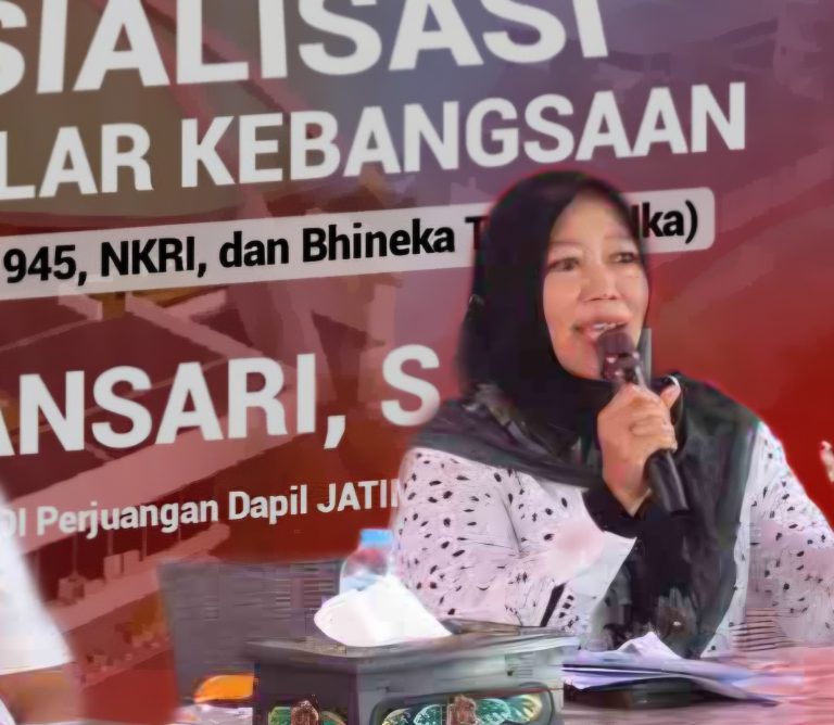 Sosialisasi 4 Pilar Kebangsaan, Hj. Ansari Ingatkan Pentingnya Persatuan