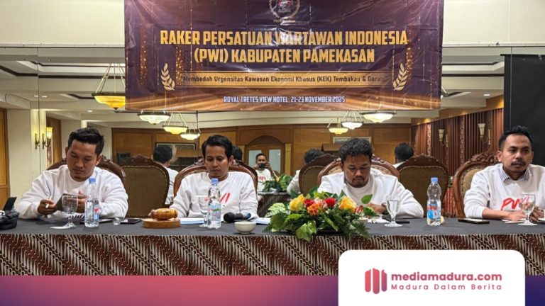 Bahas KEK Tembakau-Garam dan Bentuk Tim Khusus, PWI Pamekasan Gelar Raker 2025-2028