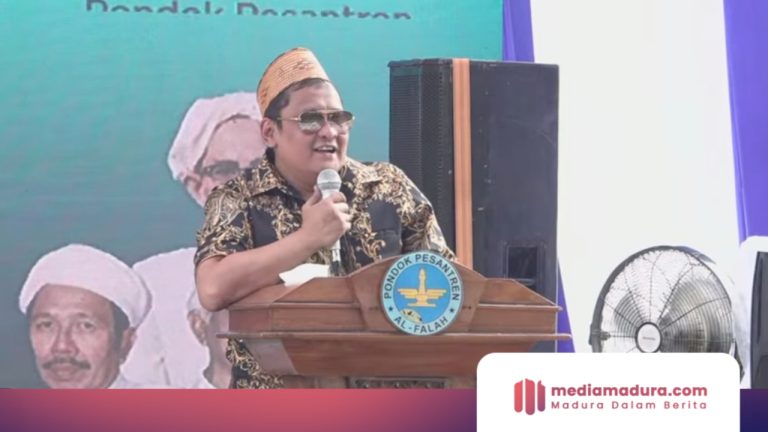 Perkuat Ekonomi Pesantren, H. Her Sumbang Rp1 Miliar di Harlah Al Falah Sumber Gayam