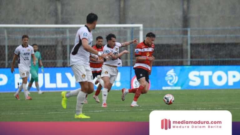 Madura United Akhiri Paceklik Kemenangan, Taklukkan Persik Kediri 2-1 di Bangkalan