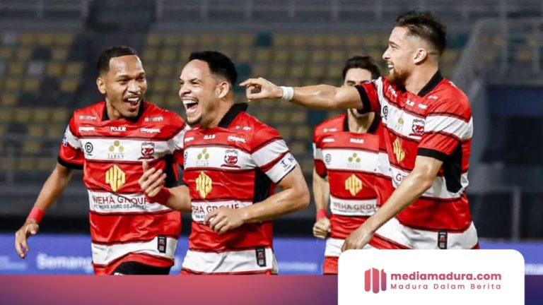 Madura United Tumbangkan Persebaya, Menjauh dari Zona Merah