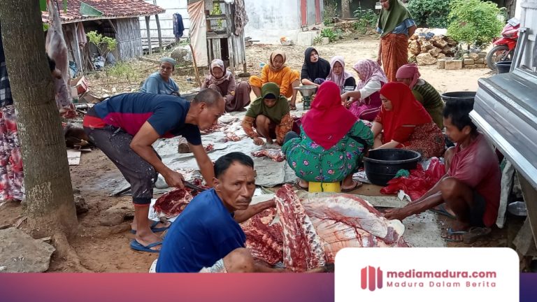 Warga Ucapkan Terima Kasih Atas Bantuan Daging Kurban dari Tokoh PDI Perjuangan